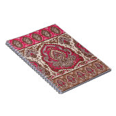 Indischer Blumenpaisley, ethnische Mandala Muster. Notizblock (Rechte Seite)