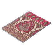 Indischer Blumenpaisley, ethnische Mandala Muster. Notizblock (Linke Seite)