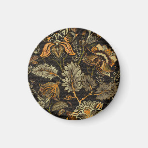 Indischer Blumenpaisley, nahtlos ethnisches Muster Magnet