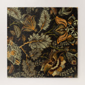 Indischer Blumenpaisley, nahtlos ethnisches Muster Puzzle (Horizontal)