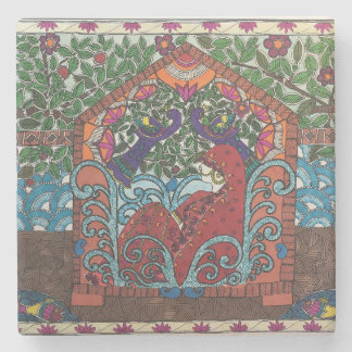 Indischer Brautbräu-Untersetzer Steinuntersetzer