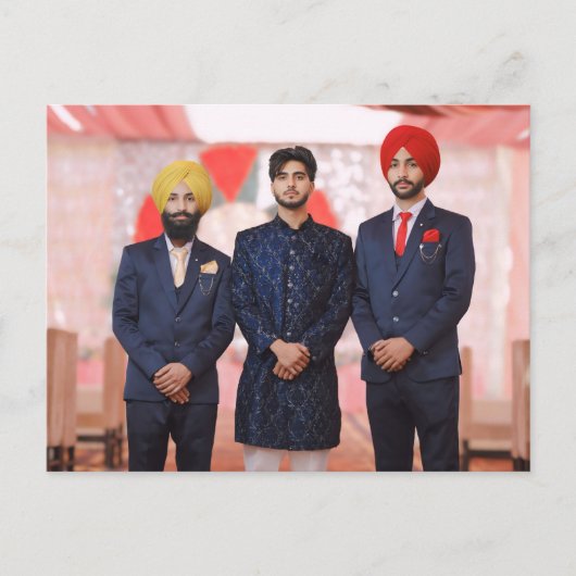 Indischer Bruder Postkarte (Vorderseite)