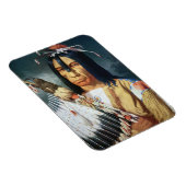 Indischer Chef des Cree-Volkes von Kanada Magnet (Rechte Seite)