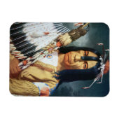 Indischer Chef des Cree-Volkes von Kanada Magnet (Horizontal)