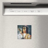 Indischer Chef des Cree-Volkes von Kanada Magnet (In Situ (Geschirrspüler))