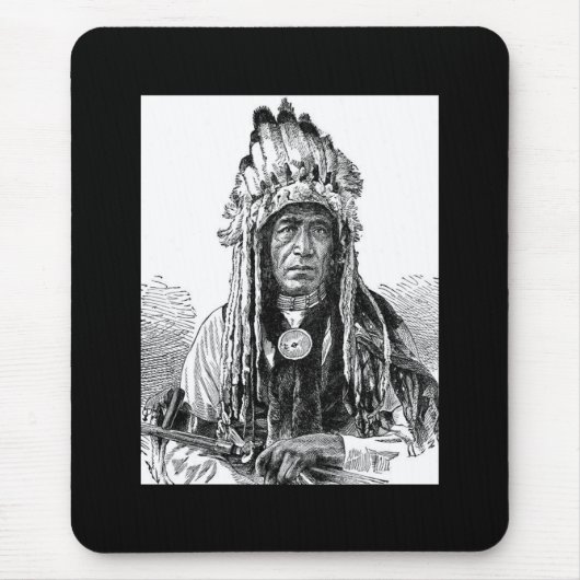 Indischer Chef Mouse Pad Mousepad (Vorne)