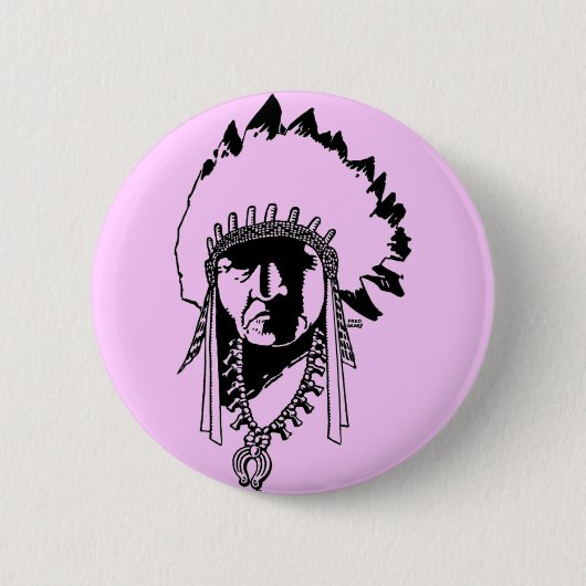 Indischer ChefButton Button (Vorderseite)