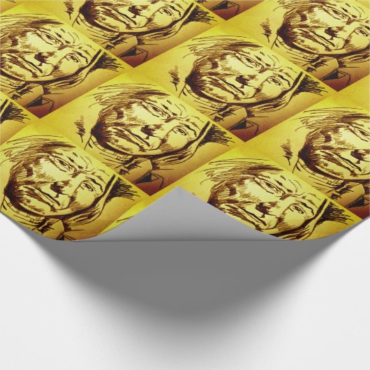 Indischer Chefgrafikdrucker Comic Graphic Novel St Geschenkpapier (Ecke)