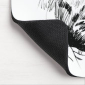 Indischer Chefink Sketch Motivierend Mousepad (Ecke)