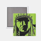 Indischer Chefmagnet Magnet (Vorderseite/Rückseite)