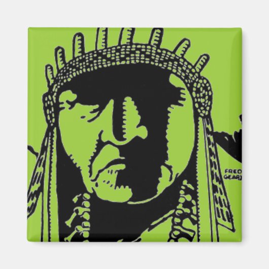 Indischer Chefmagnet Magnet (Vorne)