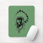 Indischer Chefmouse Pad Mousepad (Mit Mouse)