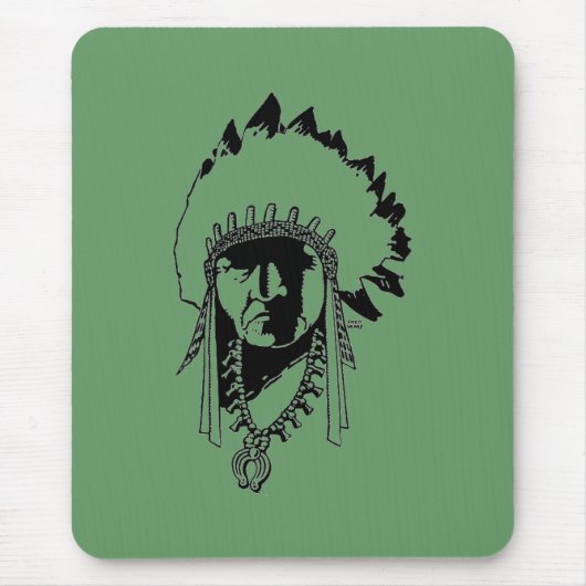 Indischer Chefmouse Pad Mousepad (Vorne)