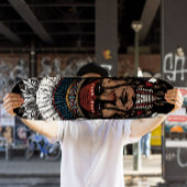 Indischer Chefskateboard | Tribal Skateboard Deck