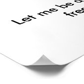 Indischer Chefsketch Motivierend Poster (Ecke)