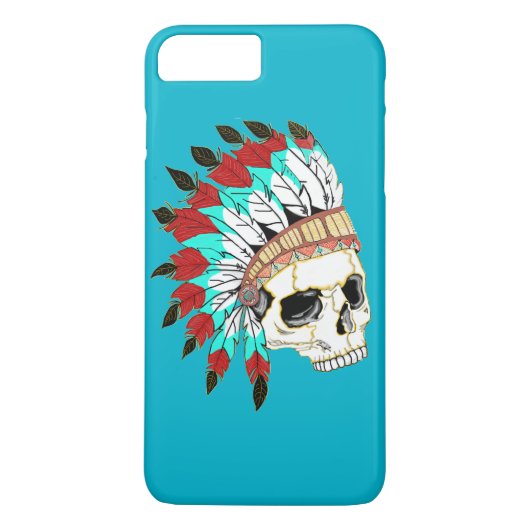 Indischer Chefskull Case-Mate iPhone Hülle (Rückseite)