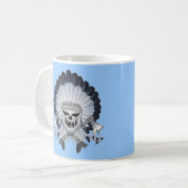 Indischer Chefskull Kaffeetasse (Vorderseite Links)