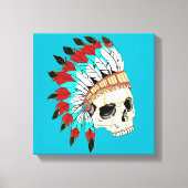 Indischer Chefskull Leinwanddruck (Vorderseite)