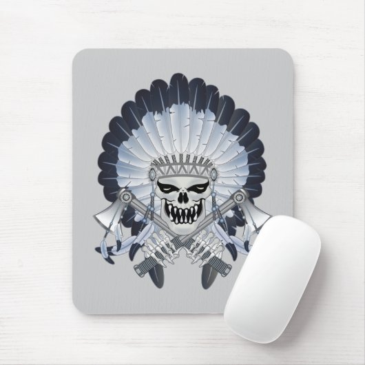 Indischer Chefskull Mousepad (Mit Mouse)