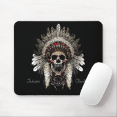 Indischer Chefskull Mousepad (Mit Mouse)