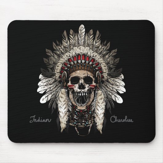 Indischer Chefskull Mousepad (Vorne)