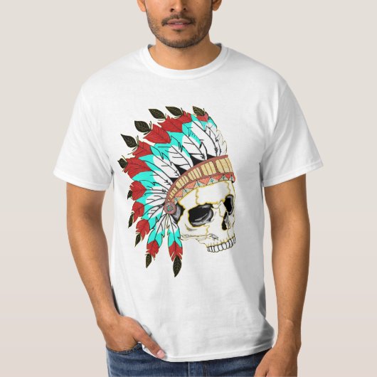 Indischer Chefskull T-Shirt (Vorderseite)