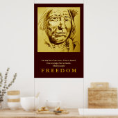 Indischer Chefstift Sketch Motivierend Poster (Küche)