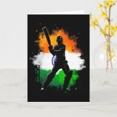 Indischer Cricket-Stolz Tter Karte (Gelbe Blume)