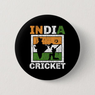 Indischer Cricketspieler Cricketspieler T und Ll S Button