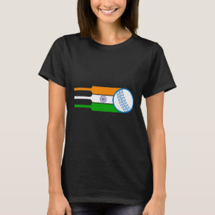 Indischer Cricketspieler Team Cricket Fans Indien T-Shirt