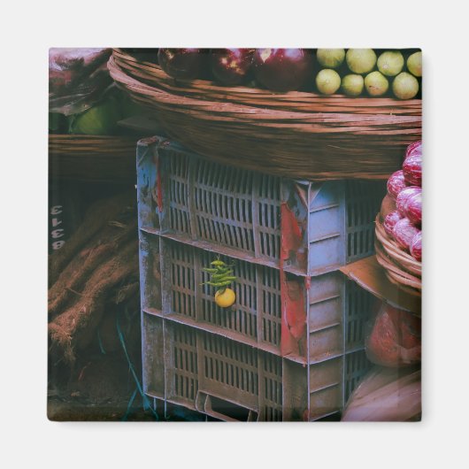 Indischer Desi-Markt Nimbu-Mirchi Magnet (Vorne)