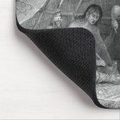 Indischer Doktor Concocting ein Topf Medizin Mousepad (Ecke)