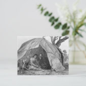 Indischer Doktor, der einen Topf der Medizin plant Postkarte (Stehend Vorderseite)