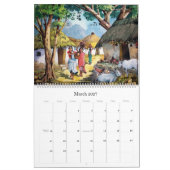 Indischer Dorfmalereikalender Kalender (Mär 2027)