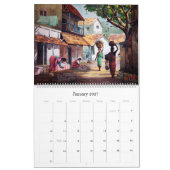 Indischer Dorfmalereikalender Kalender (Jan 2027)
