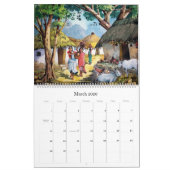 Indischer Dorfmalereikalender Kalender (Mär 2026)