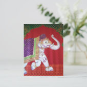 Indischer Elefant auf Postkarte (Stehend Vorderseite)