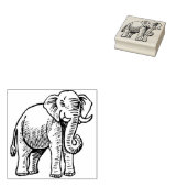 Indischer Elefant Gummistempel (Stempel)
