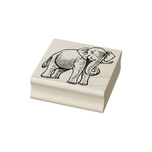 Indischer Elefant Gummistempel (Stempel)