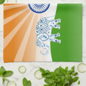 Indischer Elefant Handtuch (Gefaltet)