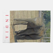 Indischer Elefant in der Wildview Teetücher Geschirrtuch (Horizontal)