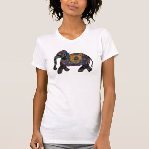 Indischer Elefant-Kunst-Shirt T-Shirt