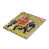 INDISCHER ELEFANT MAHARADSCHA-ON ROYAL HUNT RIDING FLIESE (Seite)