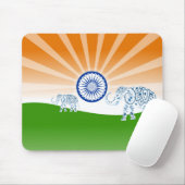 Indischer Elefant Mousepad (Mit Mouse)
