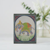 Indischer Elefant Postcard Postkarte (Stehend Vorderseite)