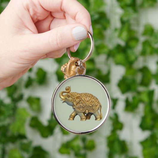 Indischer Elefant Schlüsselanhänger (Hand)
