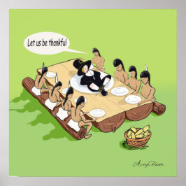 Indischer Erntedank Poster