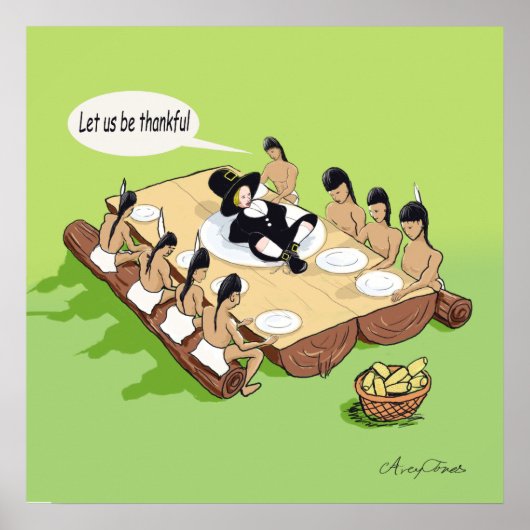 Indischer Erntedank Poster (Vorne)