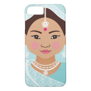 Indischer Fall (Aqua) Matryoshka Case-Mate iPhone Hülle