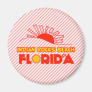 Indischer Felsen-Strand, Florida Magnet